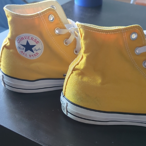 Converse Yellow High-Top Sneakers - Picture 4 of 5